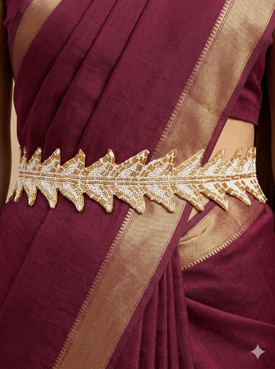 purala Women Evening, Party, Casual Gold Fabric Belt-picture-40