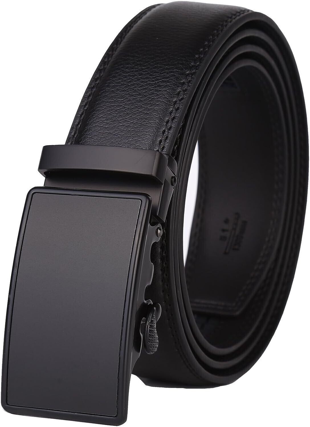 nexbelt Men Casual, Formal, Evening, Party Black Artificial Leather, Texas Leatherite Belt-picture-16