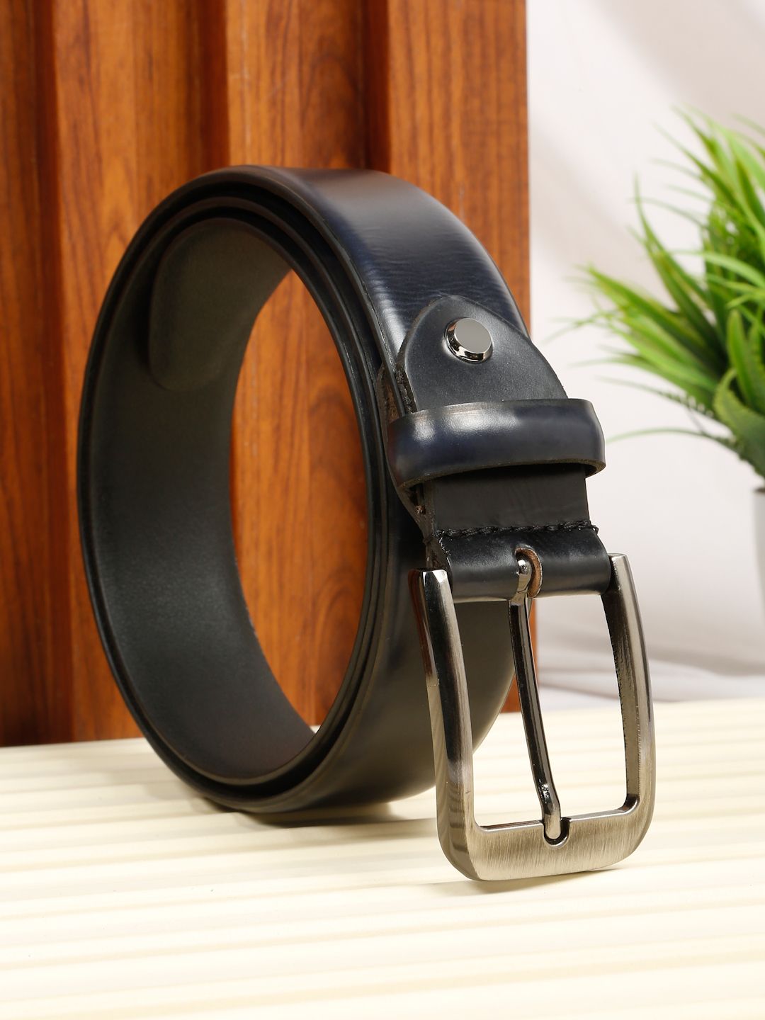 teakwood leathers Men Casual Black Genuine Leather Belt-picture-25