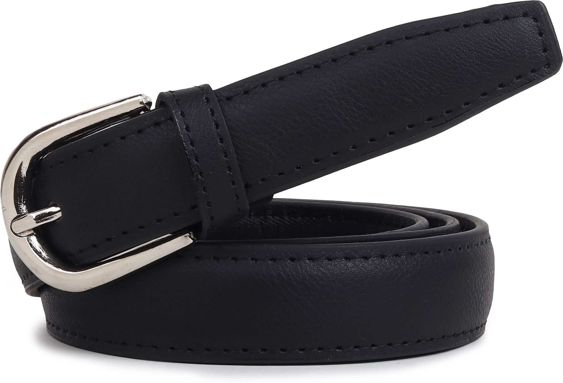 Women Formal, Casual Black Synthetic Belt