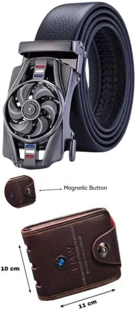 Men Casual, Evening, Formal, Party Black, Brown Artificial Leather Belt