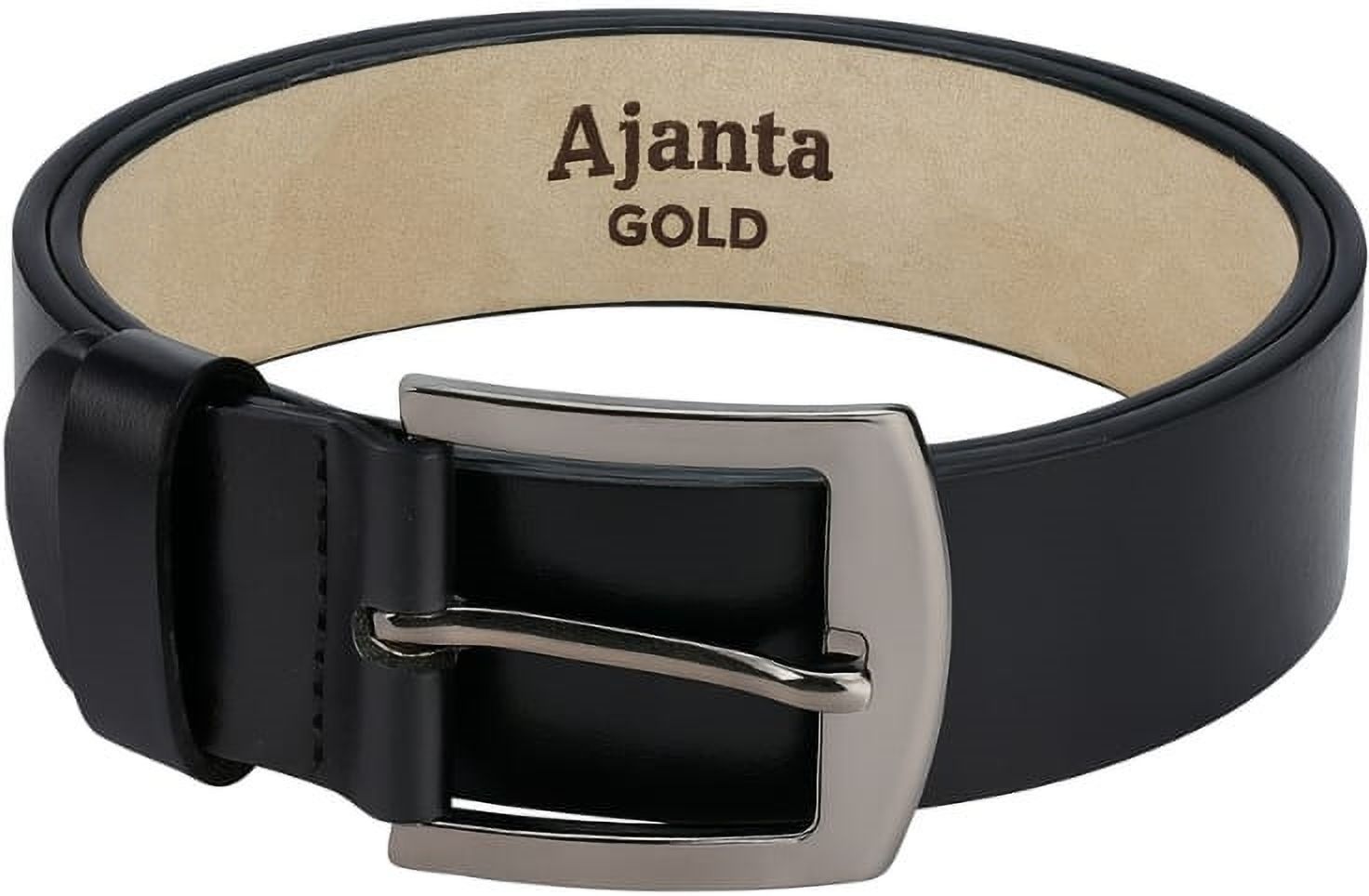 Men Casual, Evening, Formal, Party Black Genuine Leather Belt-image-35