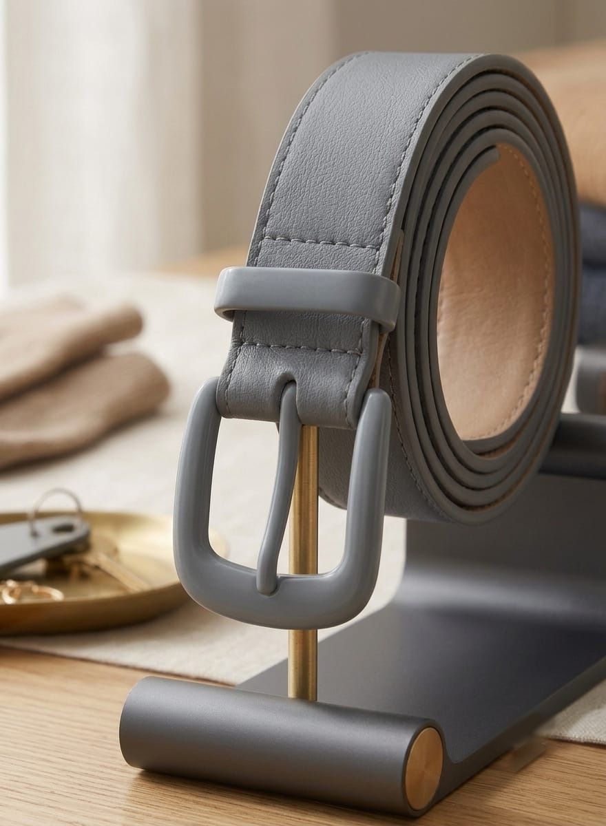 Women Formal, Casual Grey Synthetic Belt-image-40