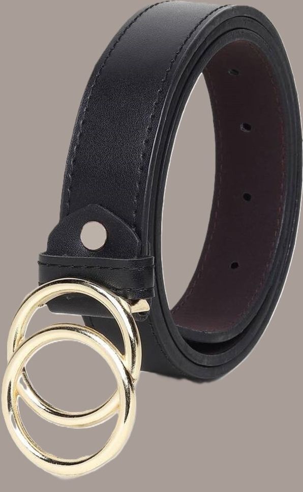 kaezri Women Casual, Evening, Formal, Party Black Artificial Leather Belt-picture-28