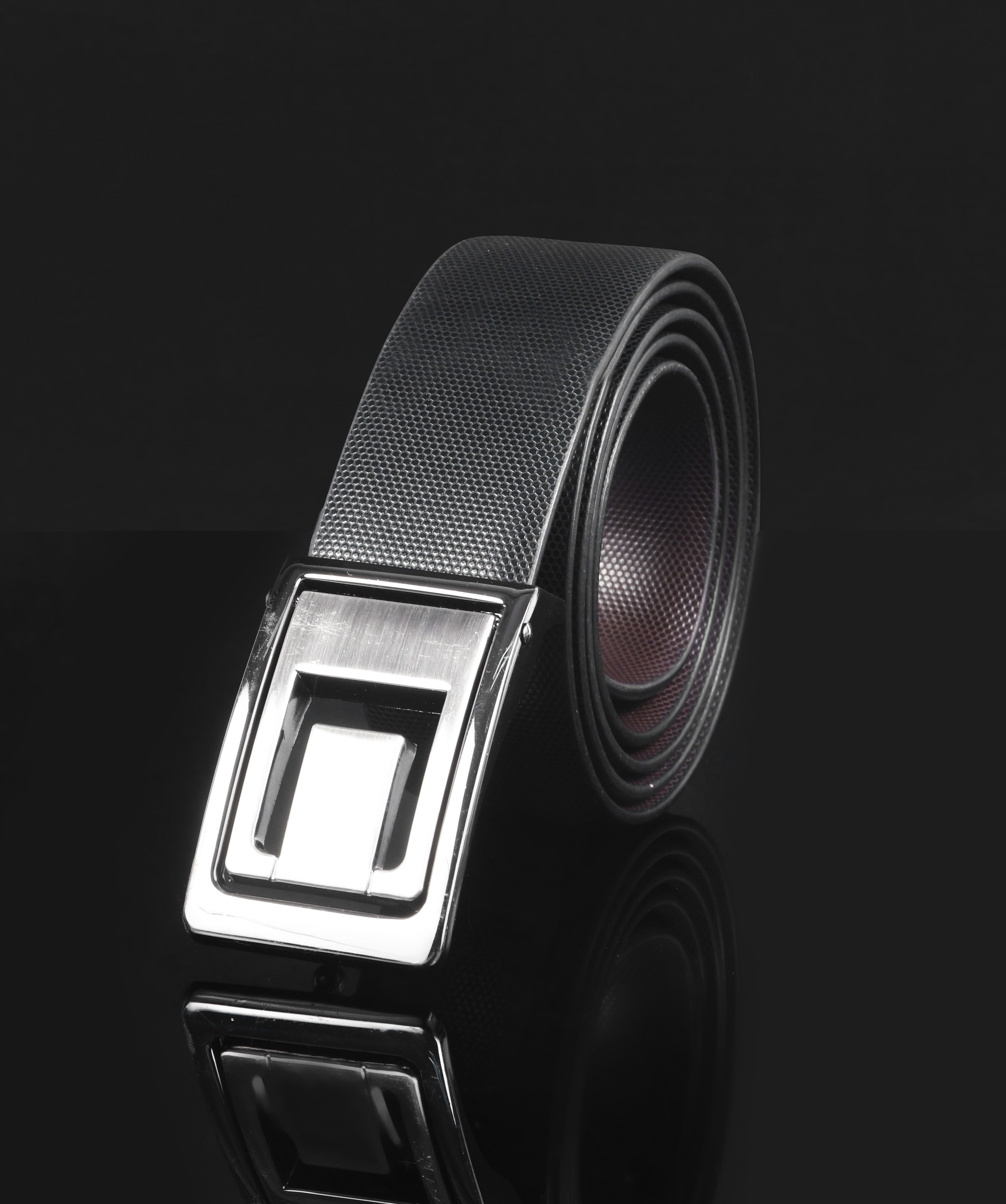 oleo Men Casual Black, Brown Artificial Leather Reversible Belt-picture-11