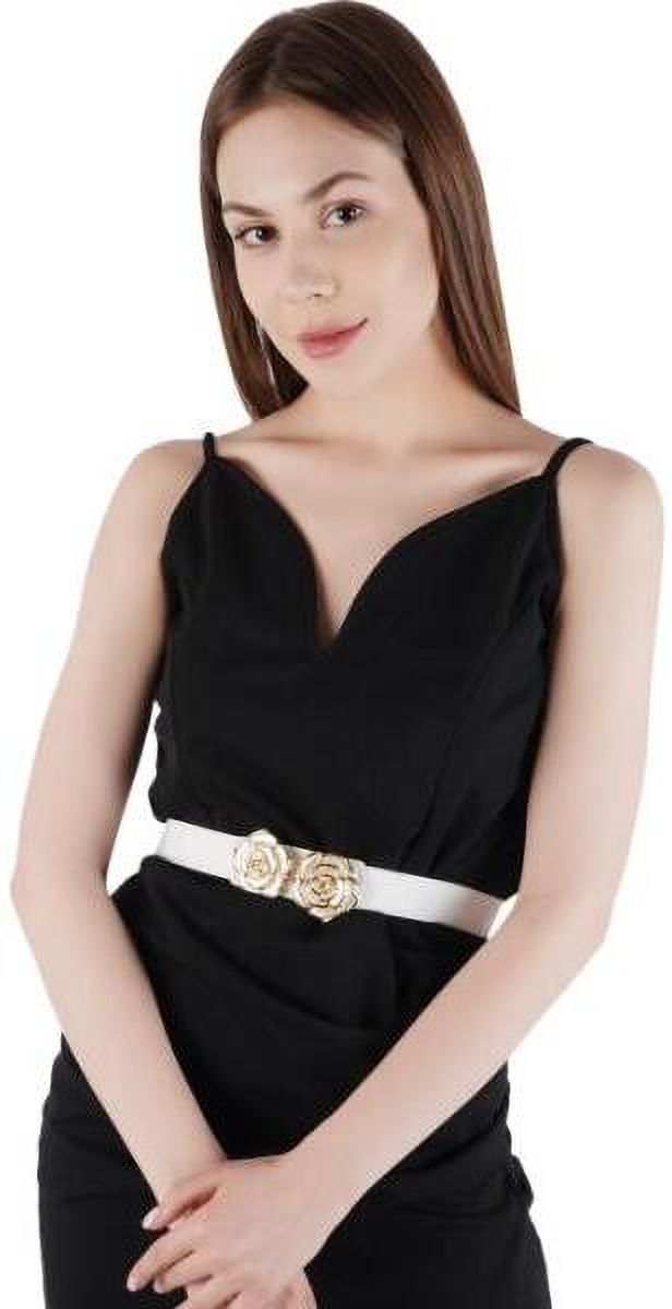 Women White Nylon Belt-image-46