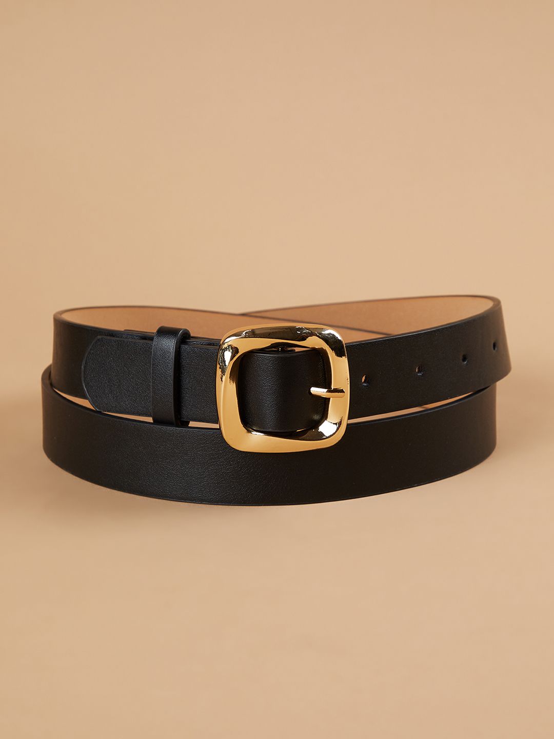 Women Black Genuine Leather Belt-image-33
