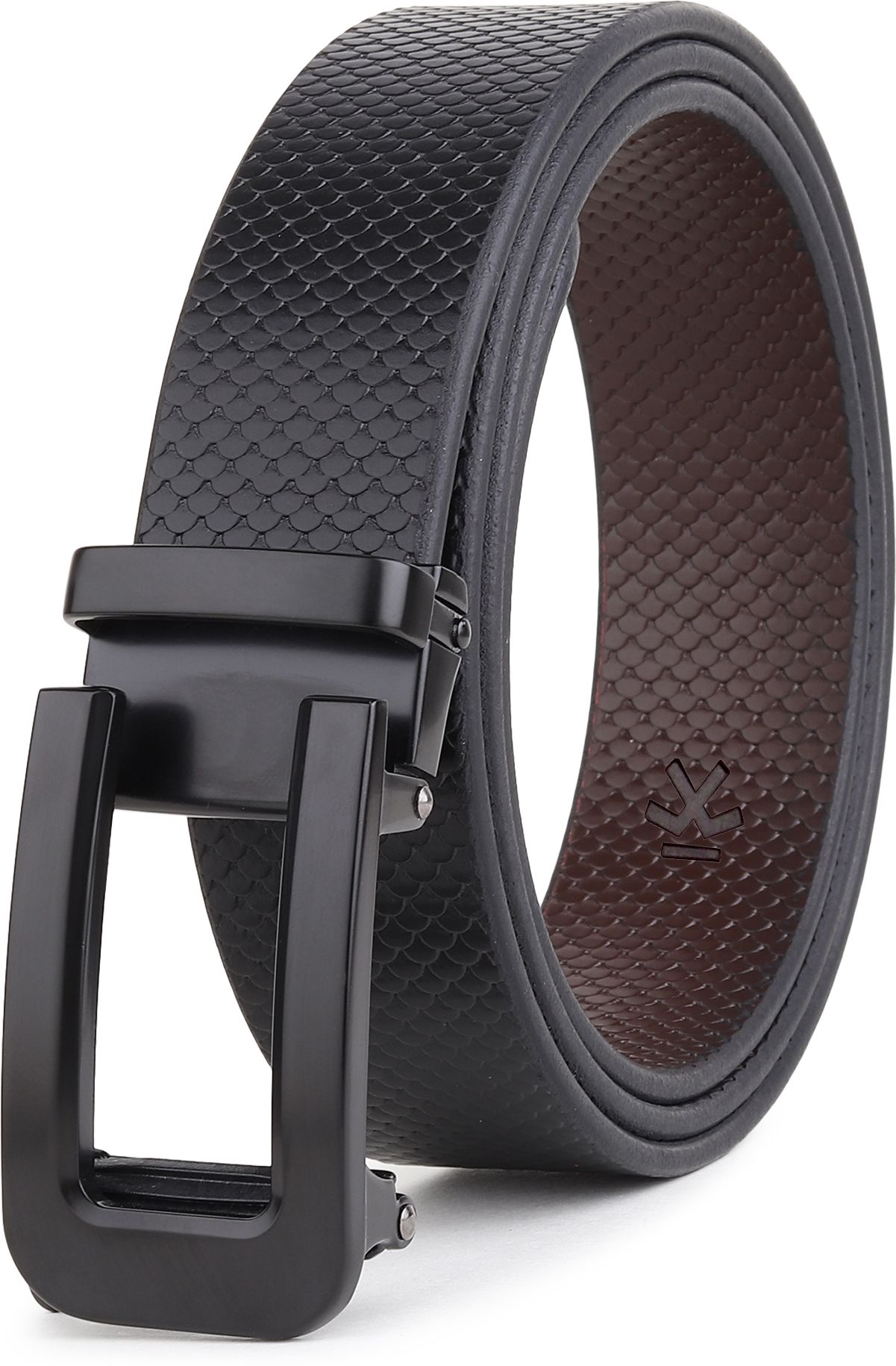 wrogn Men Casual, Evening, Formal, Party Black Genuine Leather Reversible Belt-picture-21