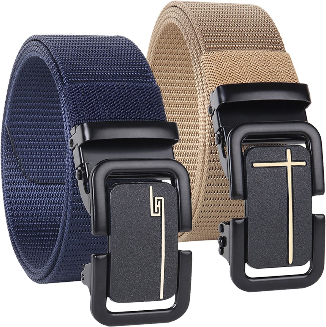 Men Casual Multicolor Nylon Belt-image-24