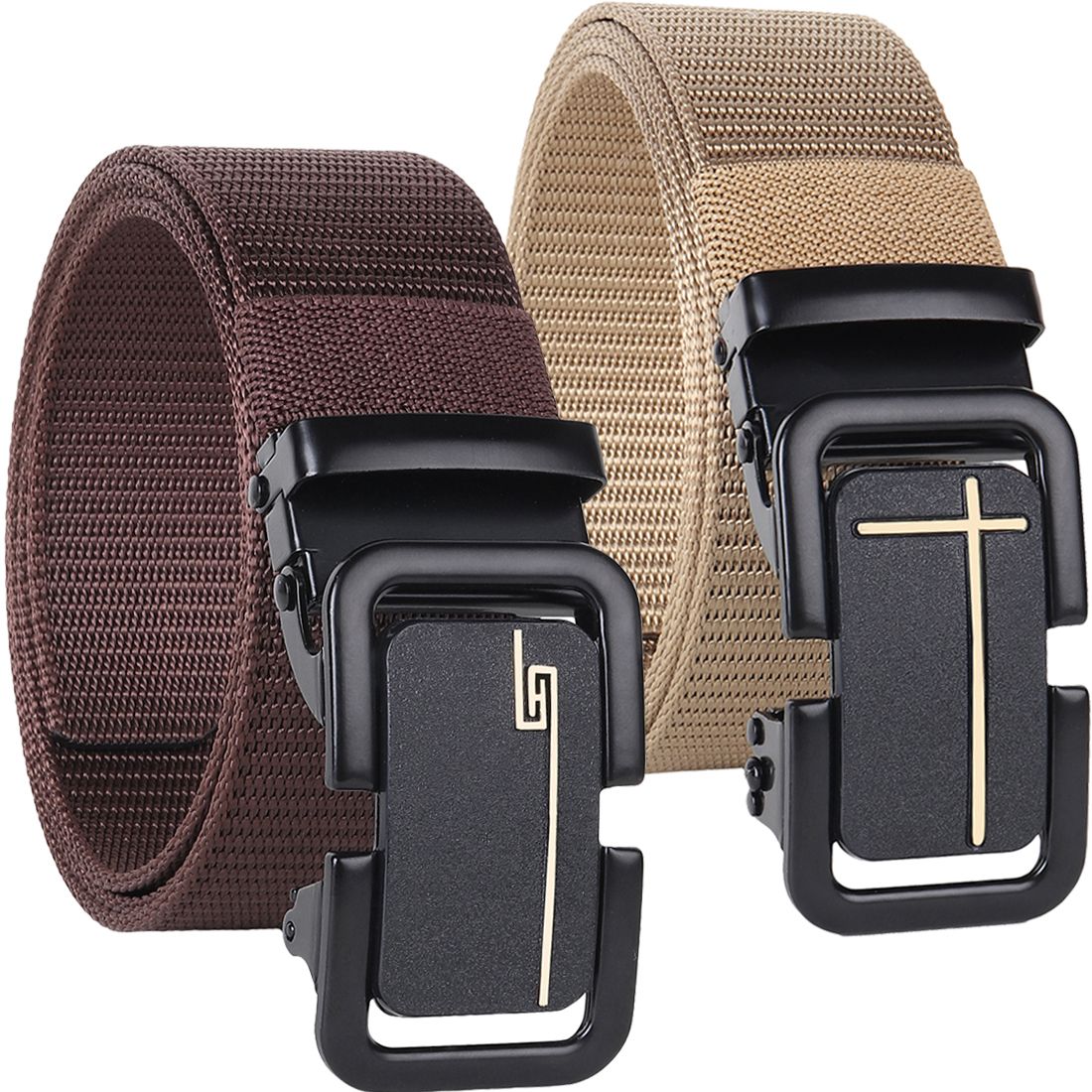 Men Casual Multicolor Nylon Belt-image-26