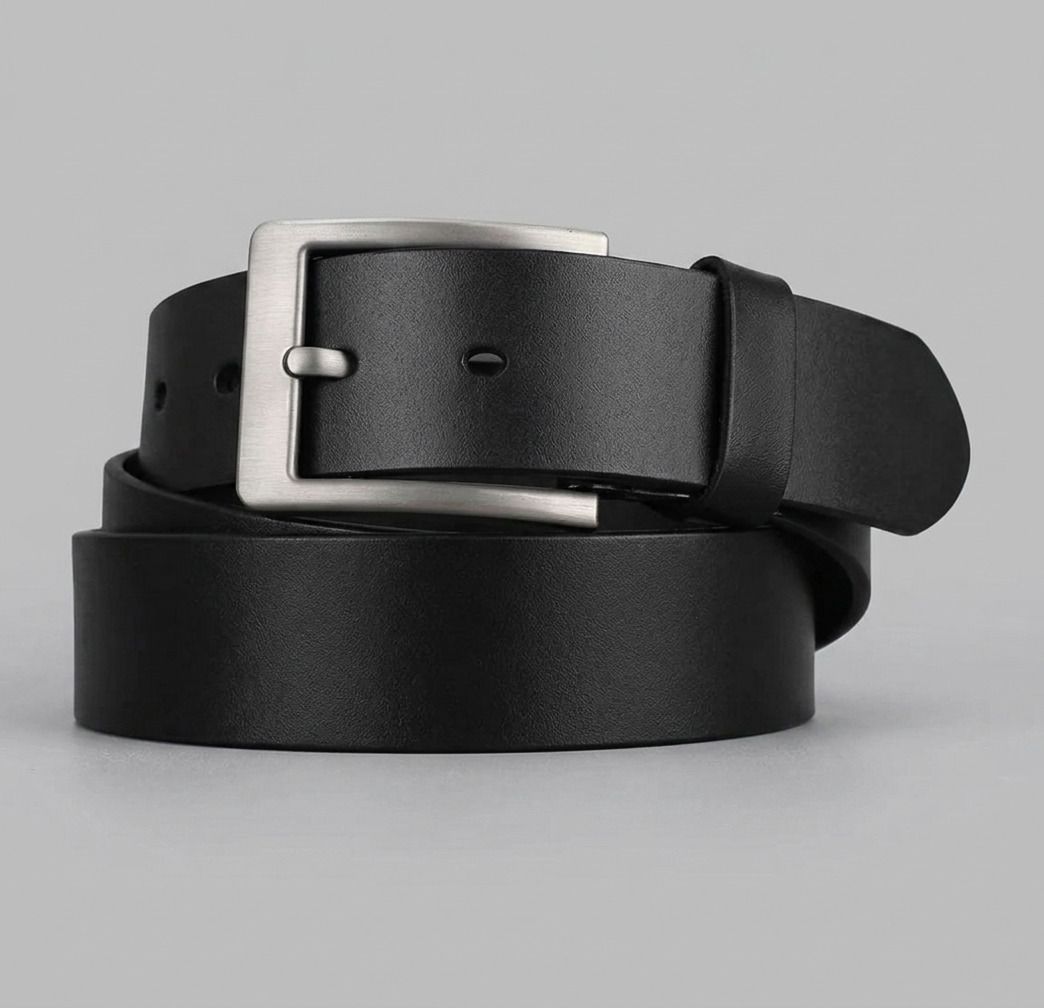 senterprises Men Casual, Formal, Party, Evening Black Genuine Leather Belt-picture-0