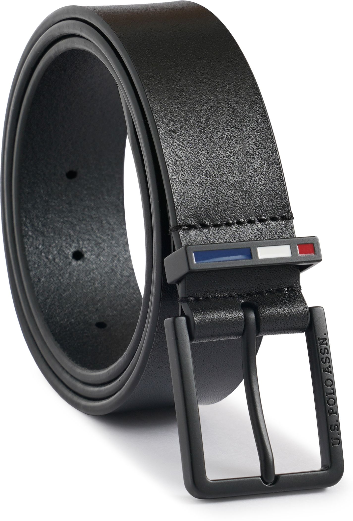 u.s. polo assn. Men Casual Black Genuine Leather Belt-picture-12