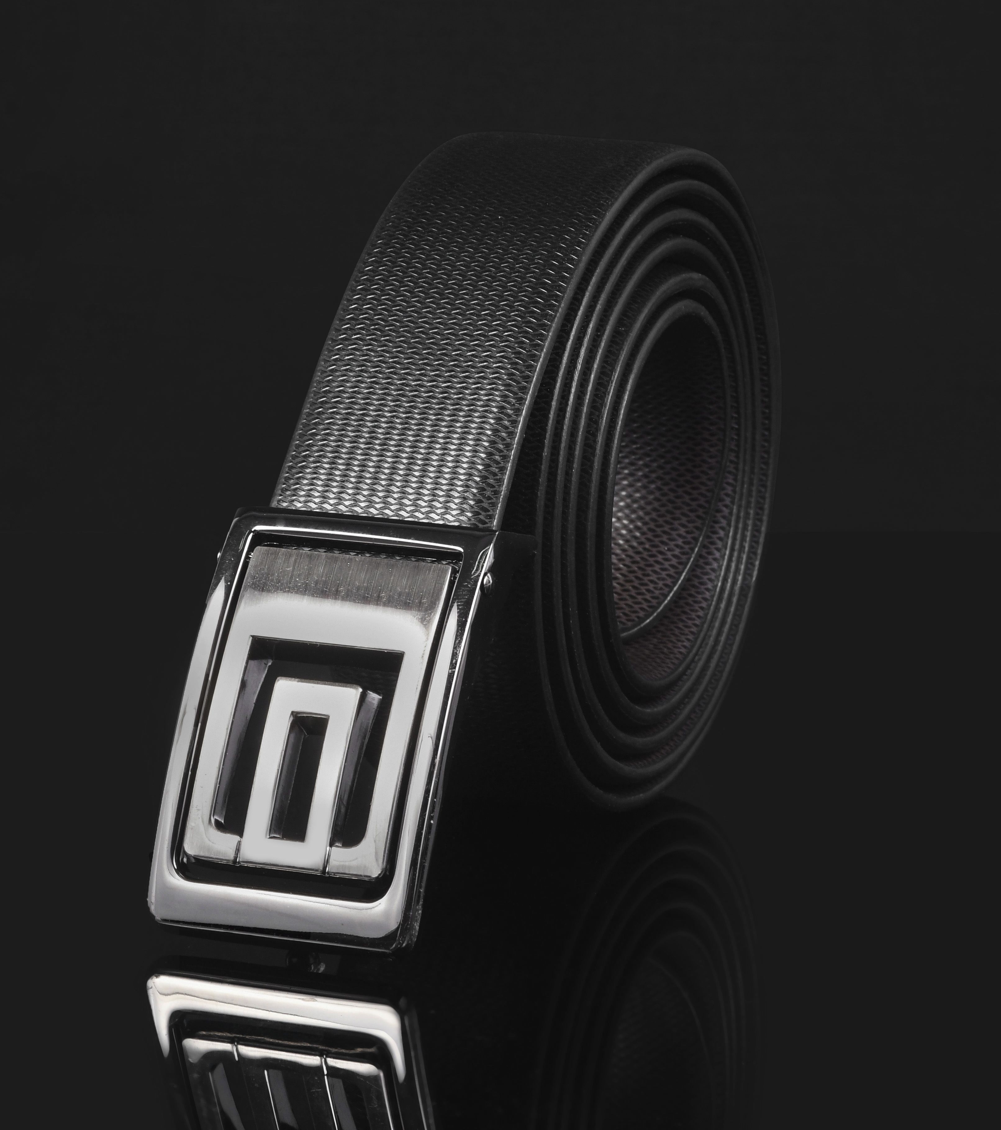 oleo Men Casual Black, Brown Artificial Leather Reversible Belt-picture-15