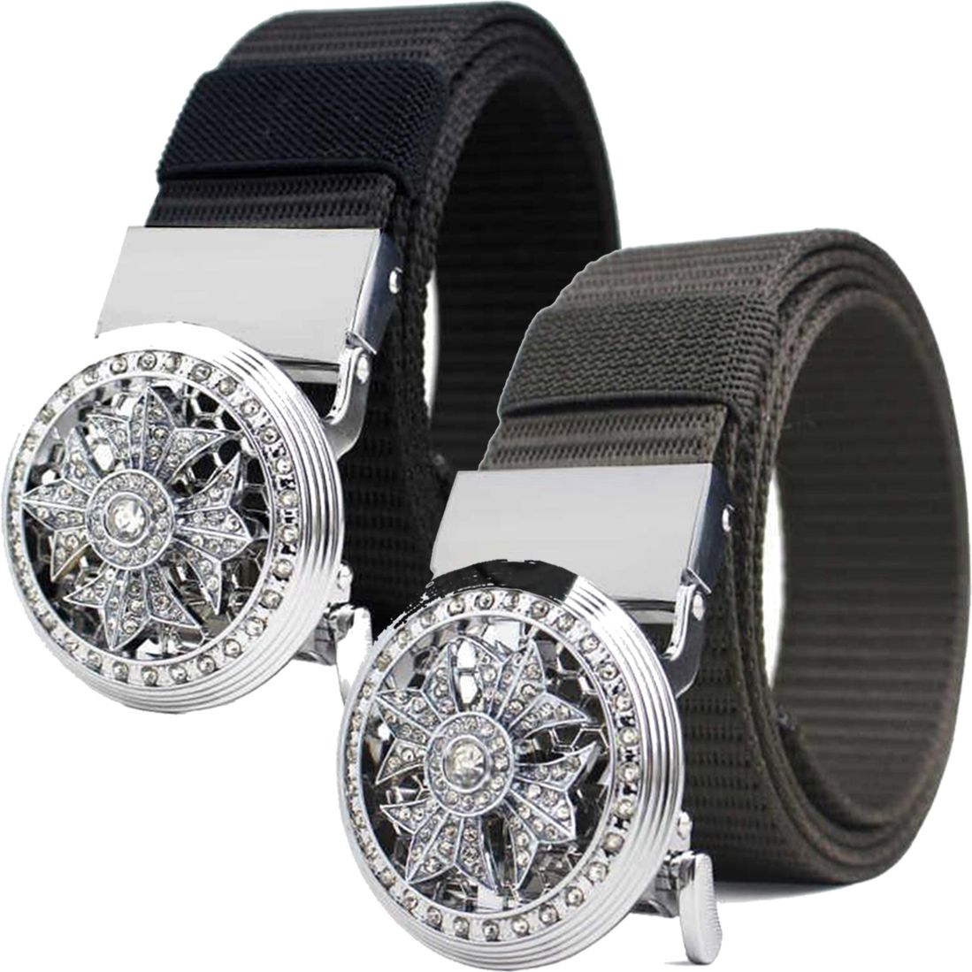roadster Men Casual, Formal Multicolor Nylon Belt-picture-43