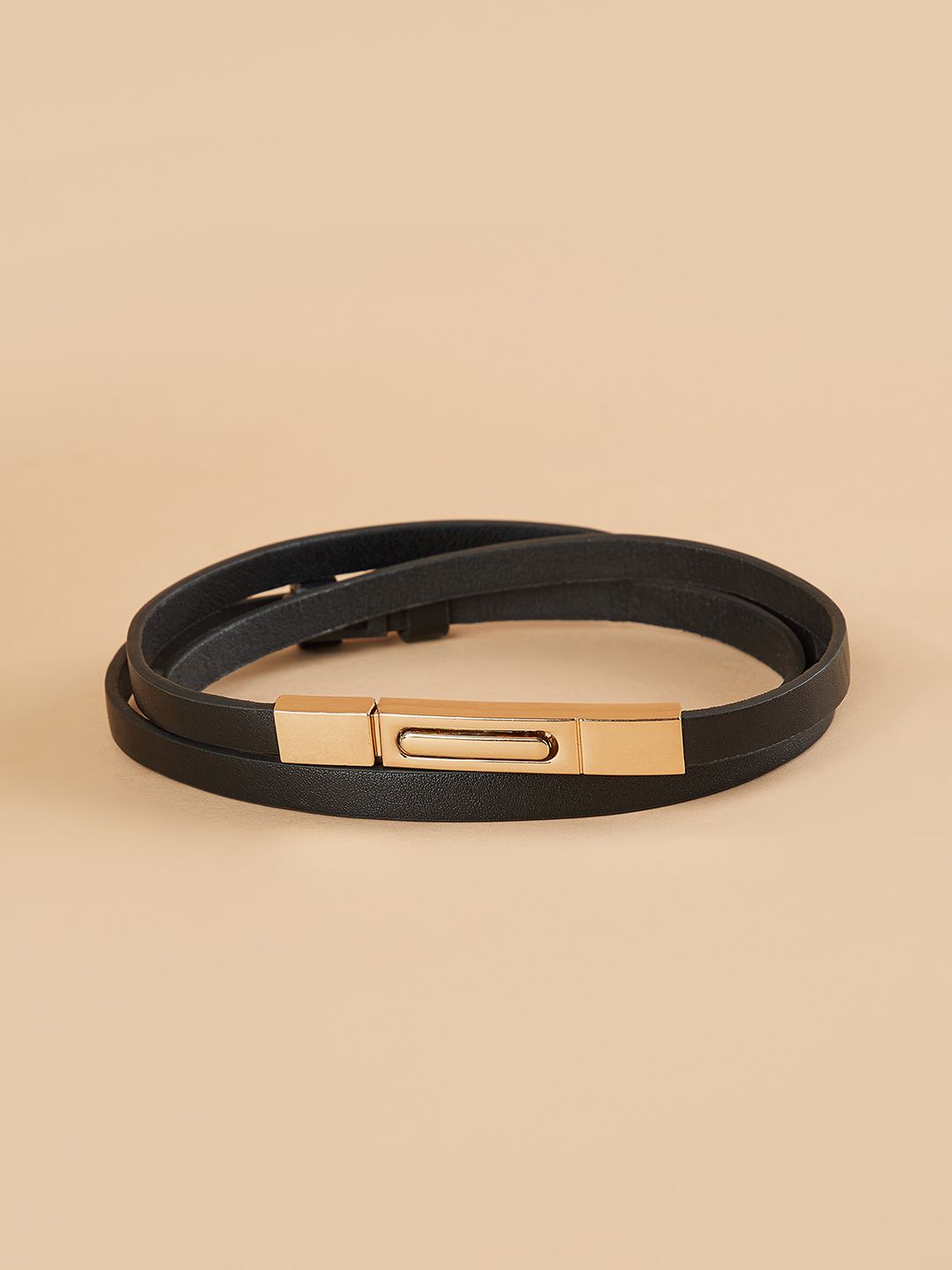 Women Black Genuine Leather Belt-image-4