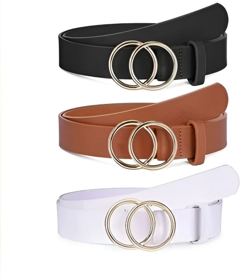 akshar plastic Women Casual Multicolor Genuine Leather Belt-picture-28