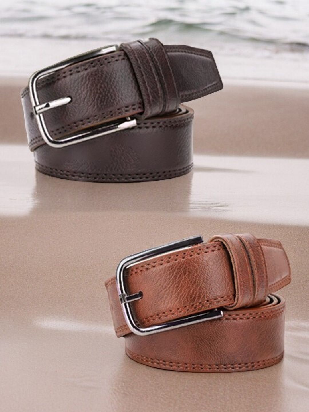 roadster Men Casual Multicolor Artificial Leather Belt-picture-13