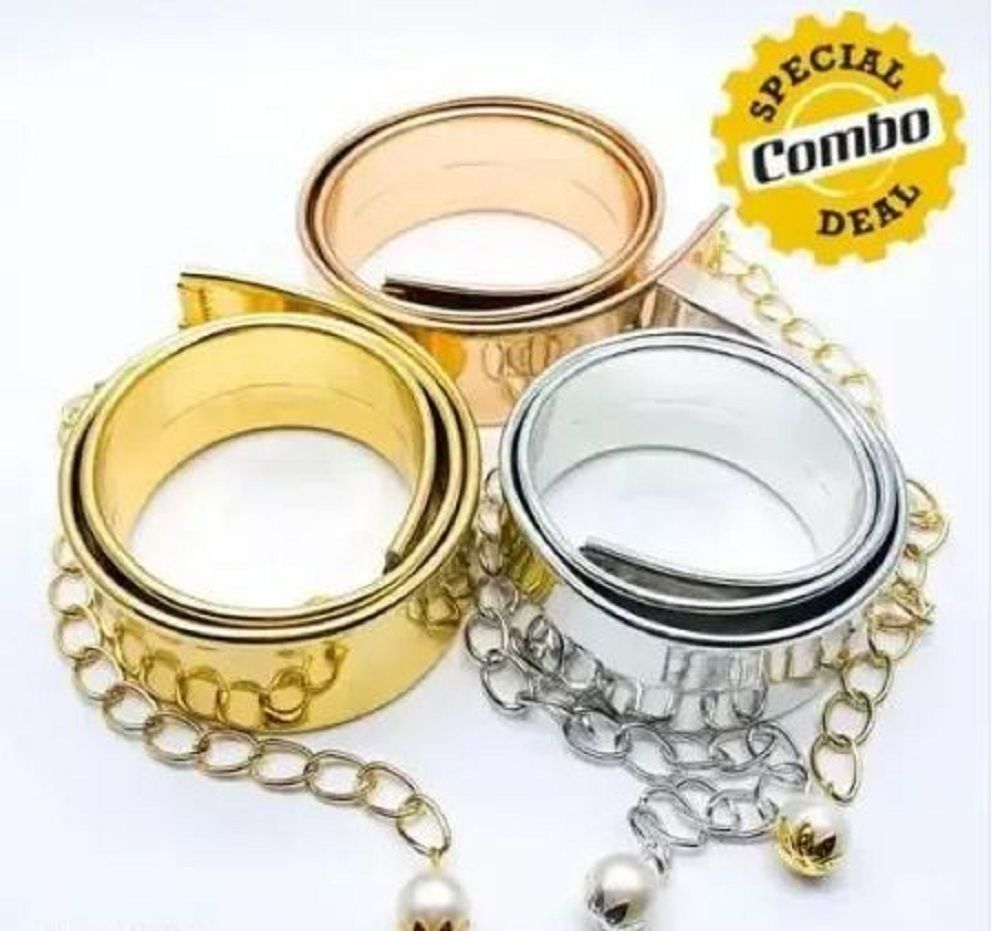 Women Casual Multicolor Artificial Leather Belt