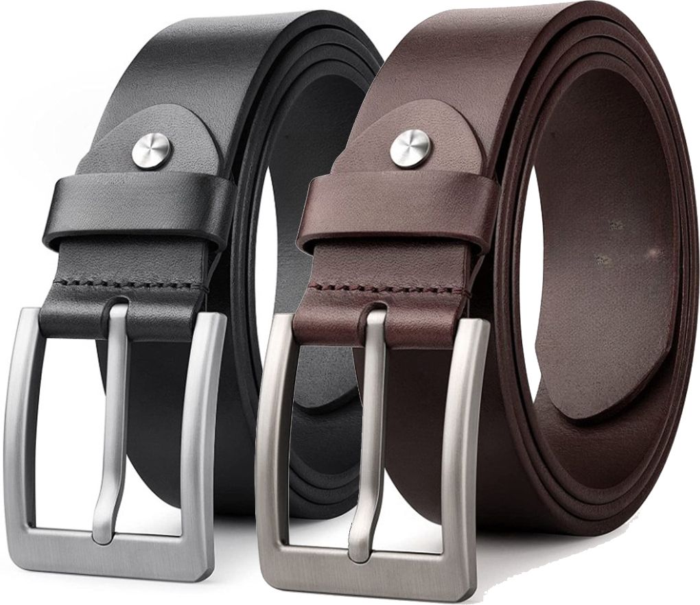 Men Formal, Casual, Party, Party Black Genuine Leather Belt
