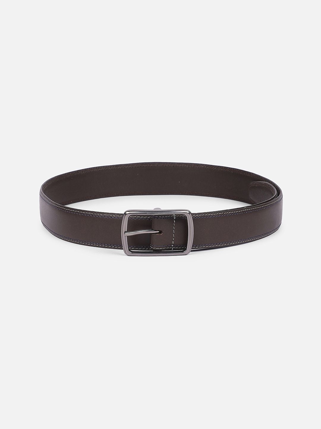 van heusen Men Brown Genuine Leather Belt-picture-18