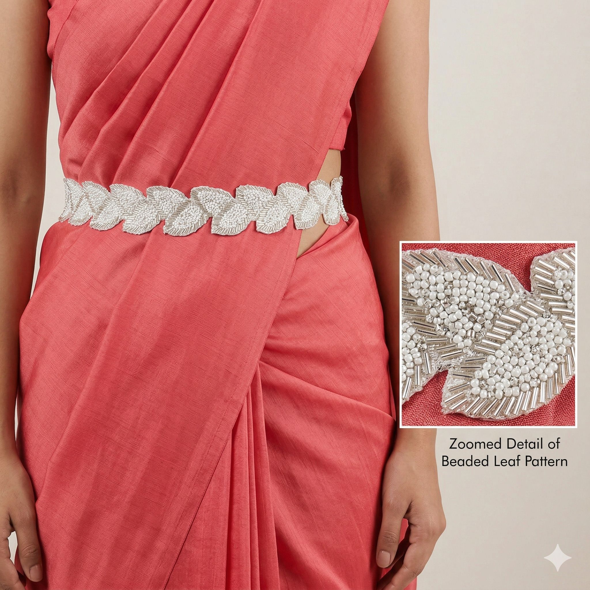 purala Women Evening, Party, Casual White Fabric Belt-picture-30