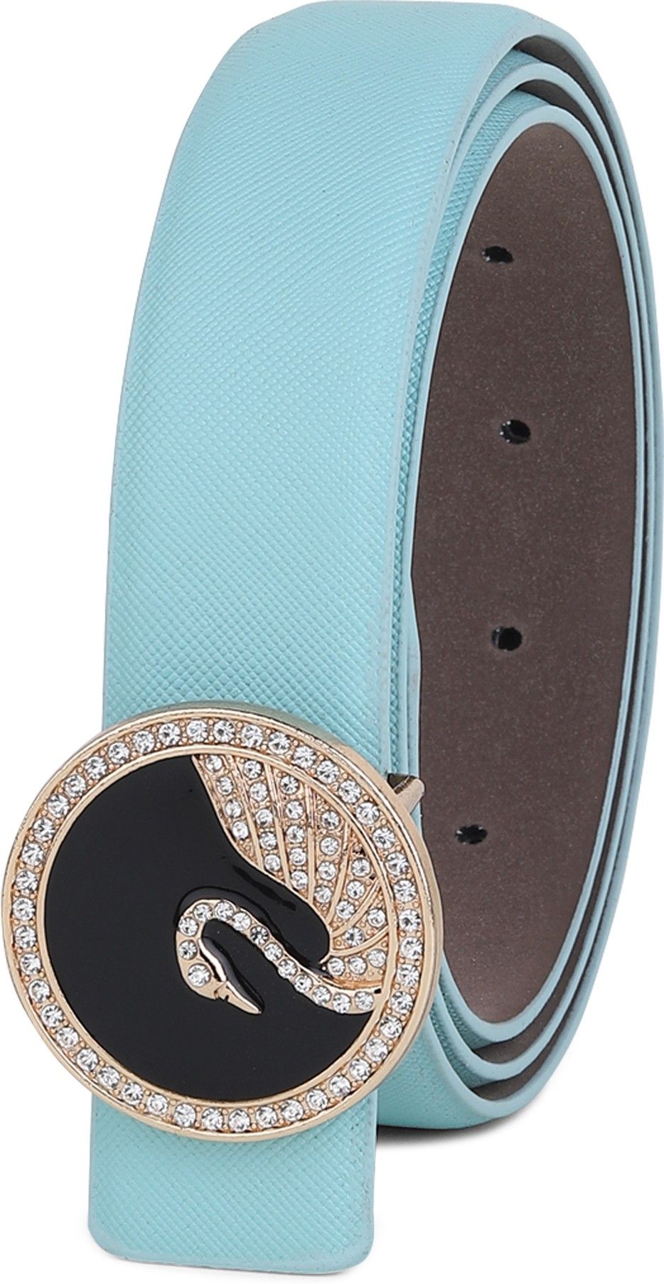 Women Blue Texas Leatherite, Artificial Leather Belt-image-32