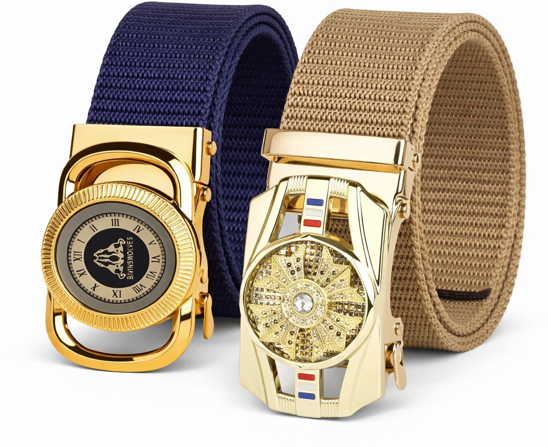 Men Casual Multicolor Nylon Belt-image-21