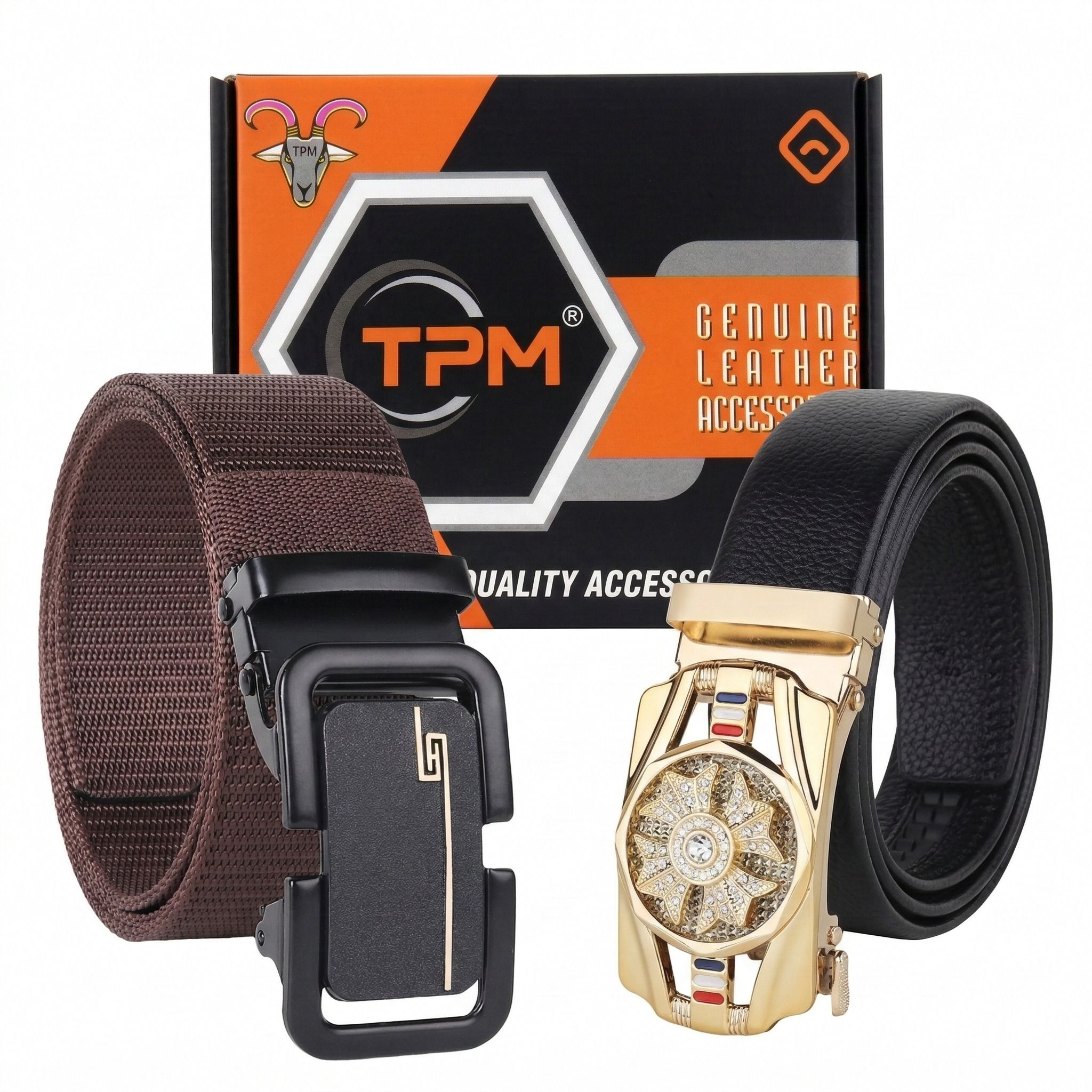 Men Casual Multicolor Nylon Belt-image-18