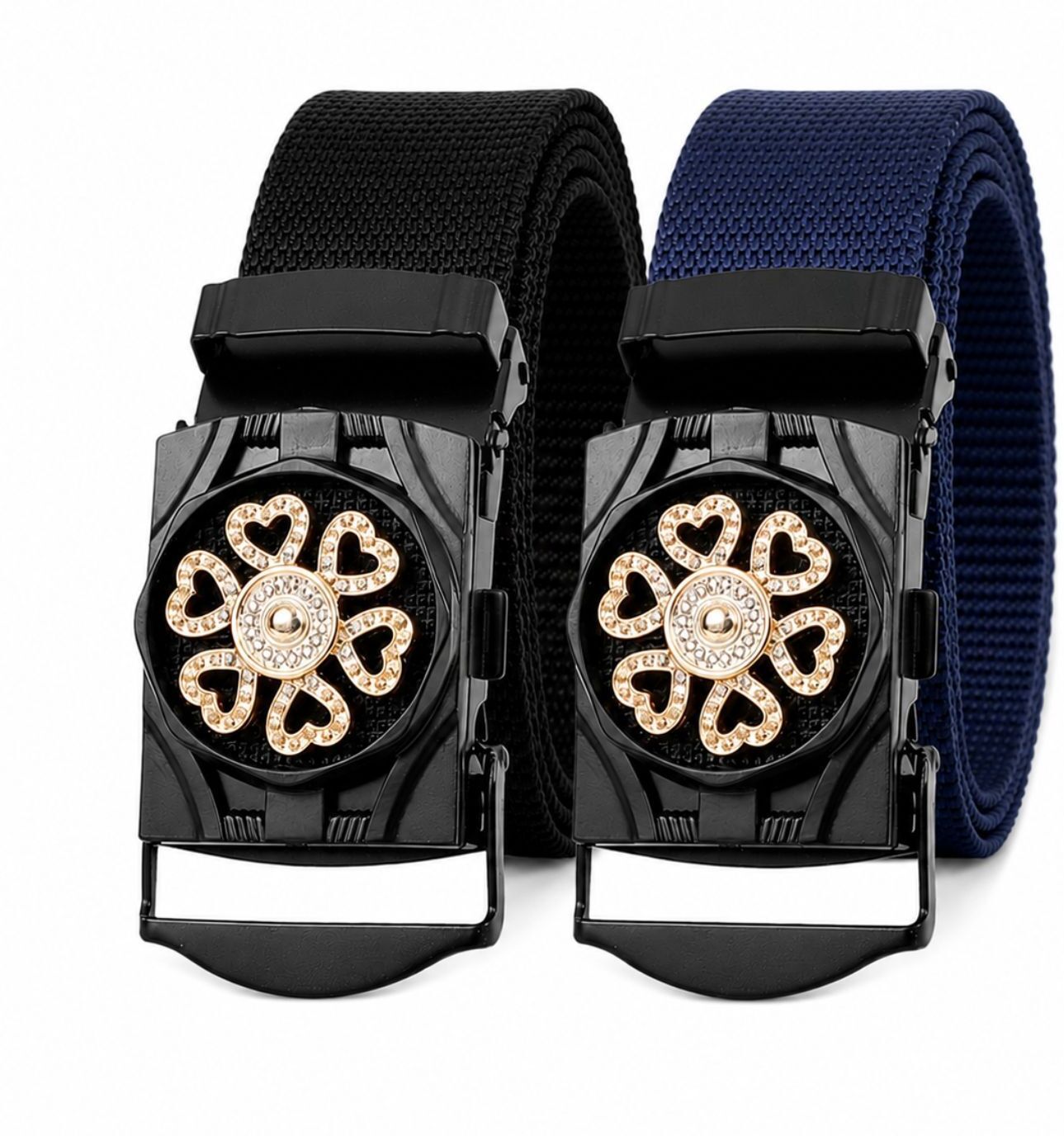 casaditta Men Casual Black, Blue Nylon Belt-picture-34