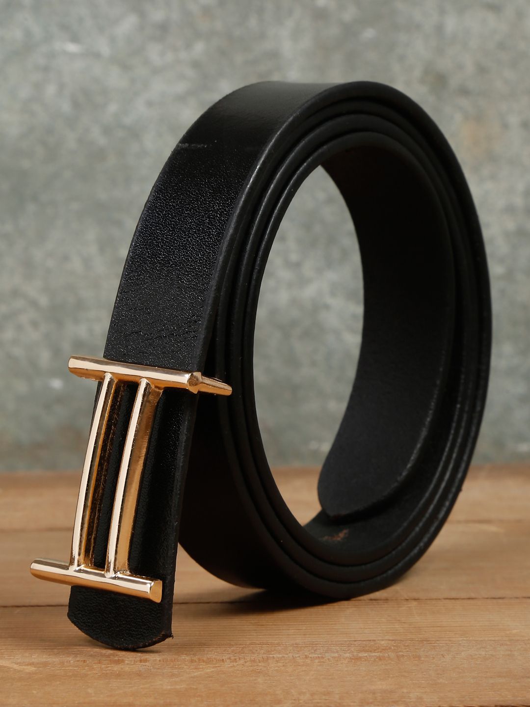 teakwood leathers Women Casual Black Genuine Leather Belt-picture-11