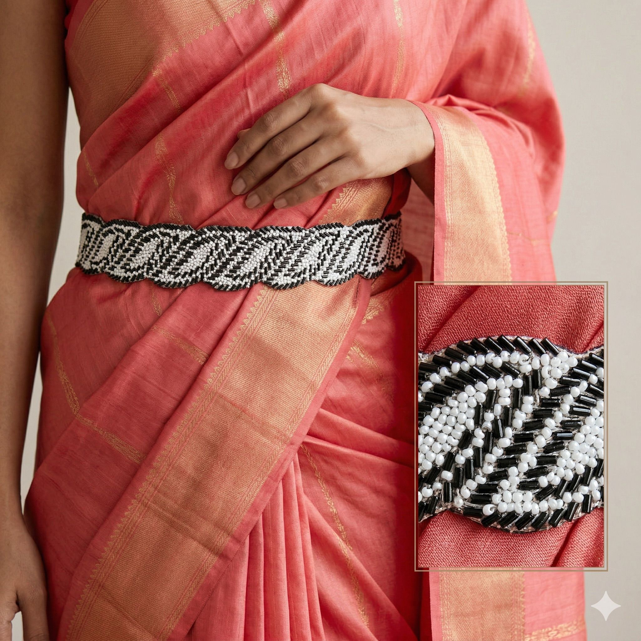 purala Women Evening, Party, Casual Grey Fabric Belt-picture-43