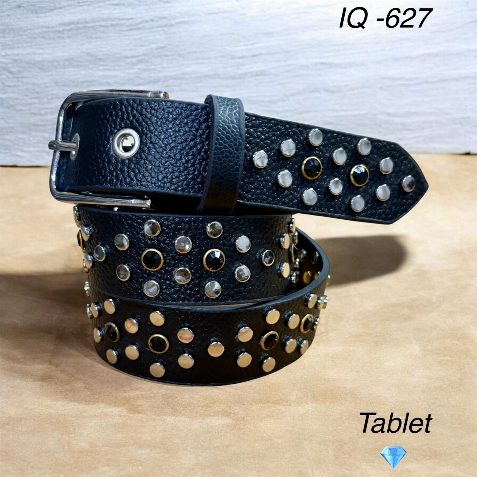 bullskin Men & Women Party, Casual Black Artificial Leather Belt-picture-11