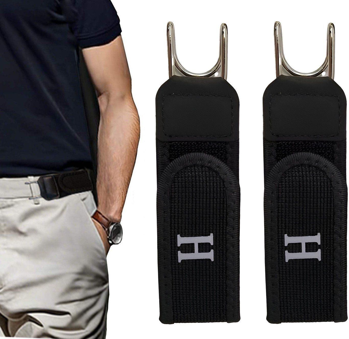 criyale Men & Women Casual Black Nylon Belt-picture-25