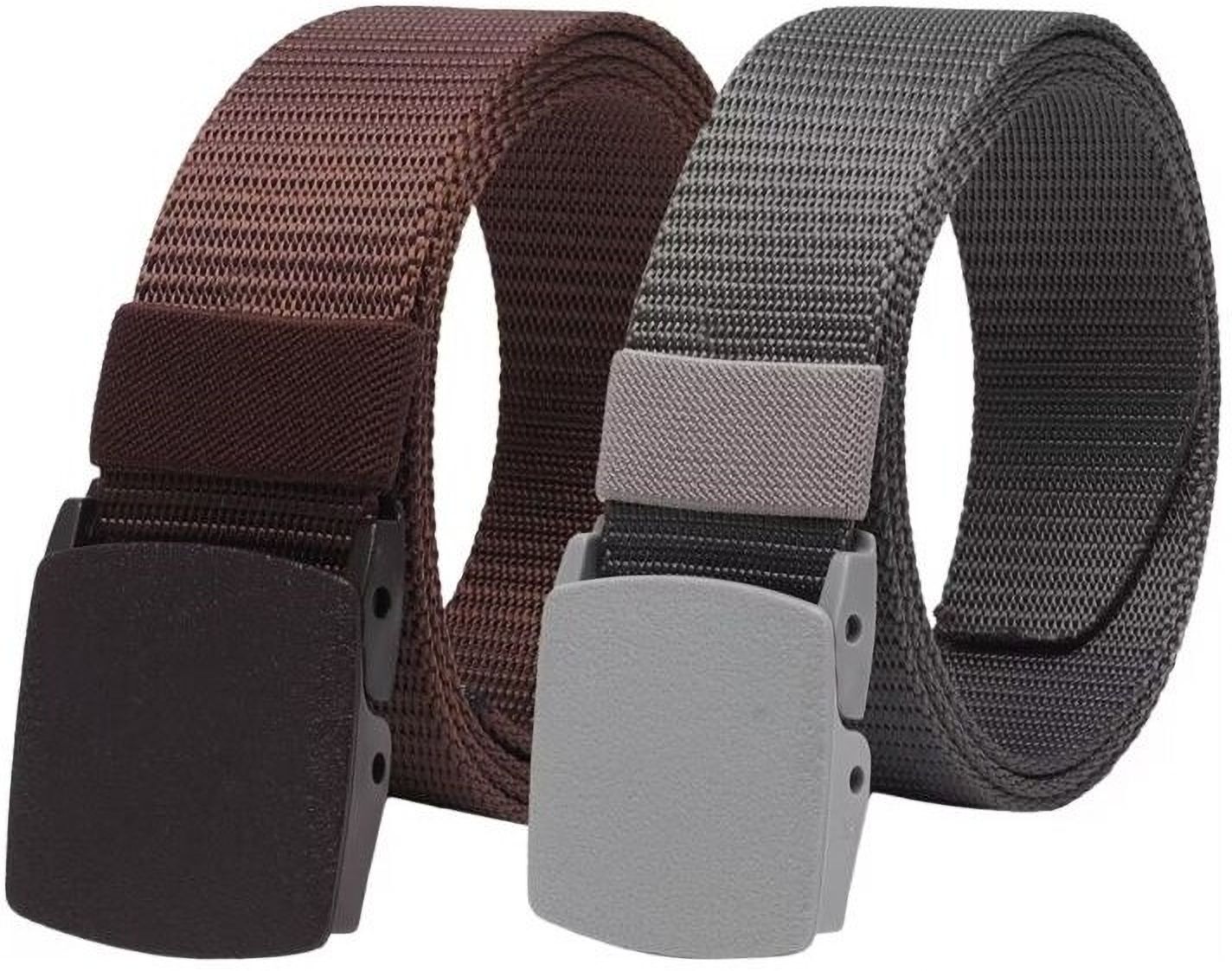 Men Casual, Evening, Formal, Party Multicolor Nylon Belt-image-37