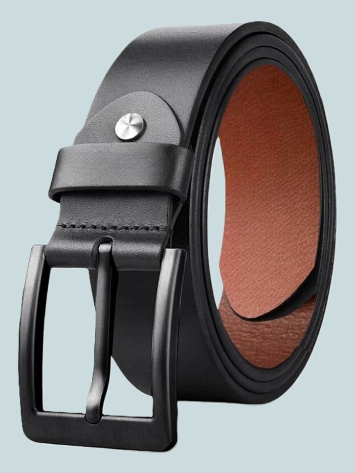 kaezr Men Brown Genuine Leather Belt-picture-16