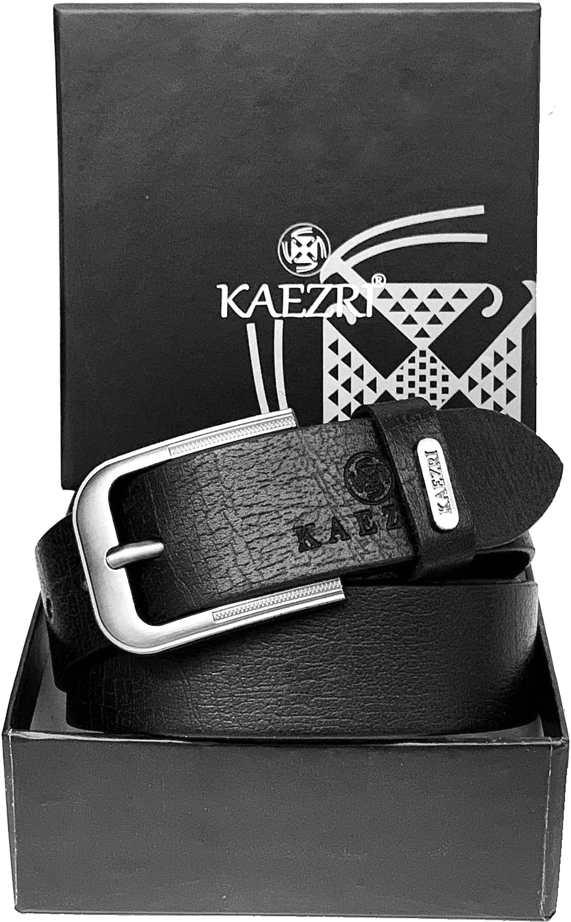 kaezri Men Casual, Evening, Formal, Party Black Genuine Leather Belt-picture-48