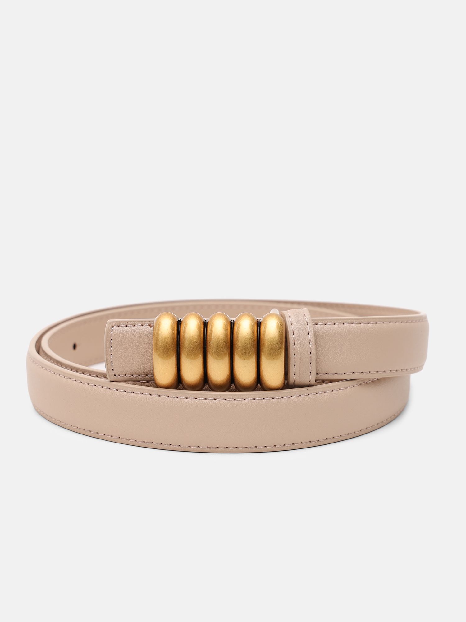 kazo Women Formal Beige Artificial Leather Belt-picture-26