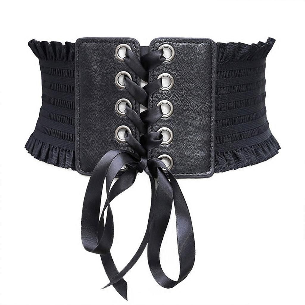 redhorns Women Casual, Evening, Party, Formal Black Fabric Belt-picture-20