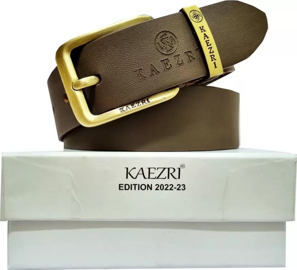 Men Brown Genuine Leather Belt