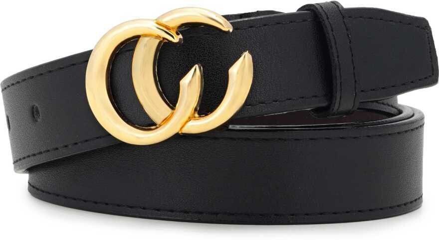 heneda Women Casual Black Synthetic Belt-picture-14