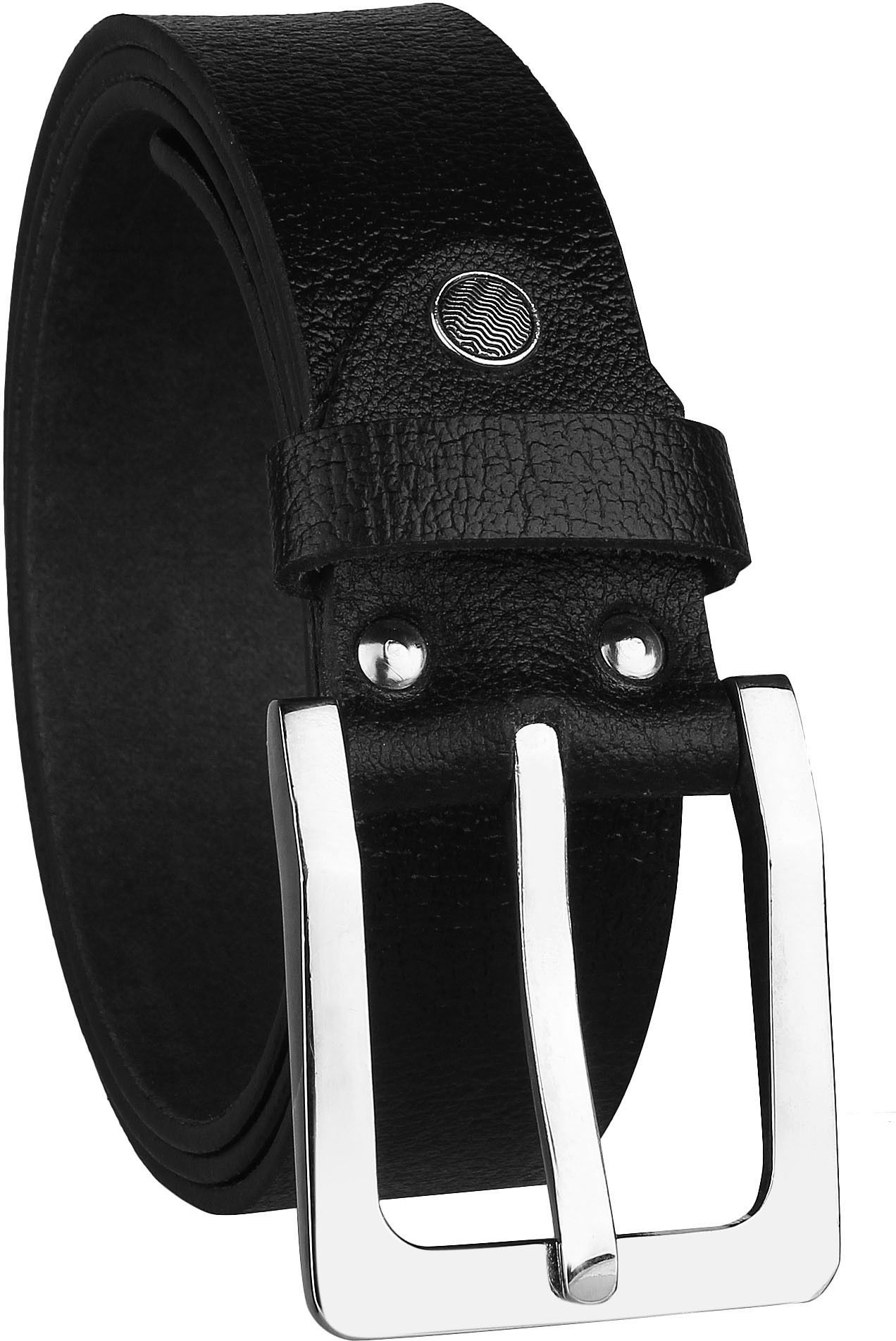Men Black Genuine Leather Belt-image-17