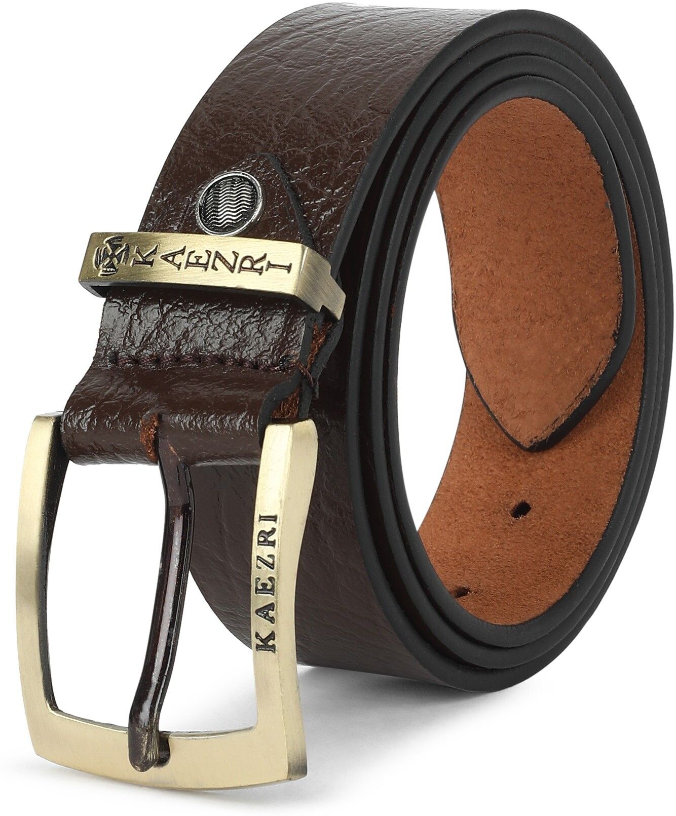 kaezri Men Brown Genuine Leather Belt-picture-41