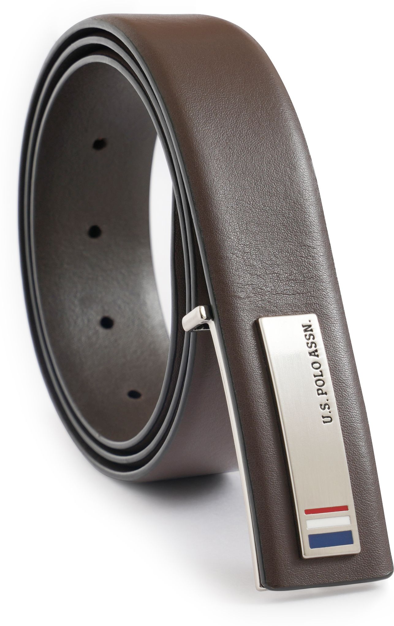 u.s. polo assn. Men Casual Brown Genuine Leather Belt-picture-14