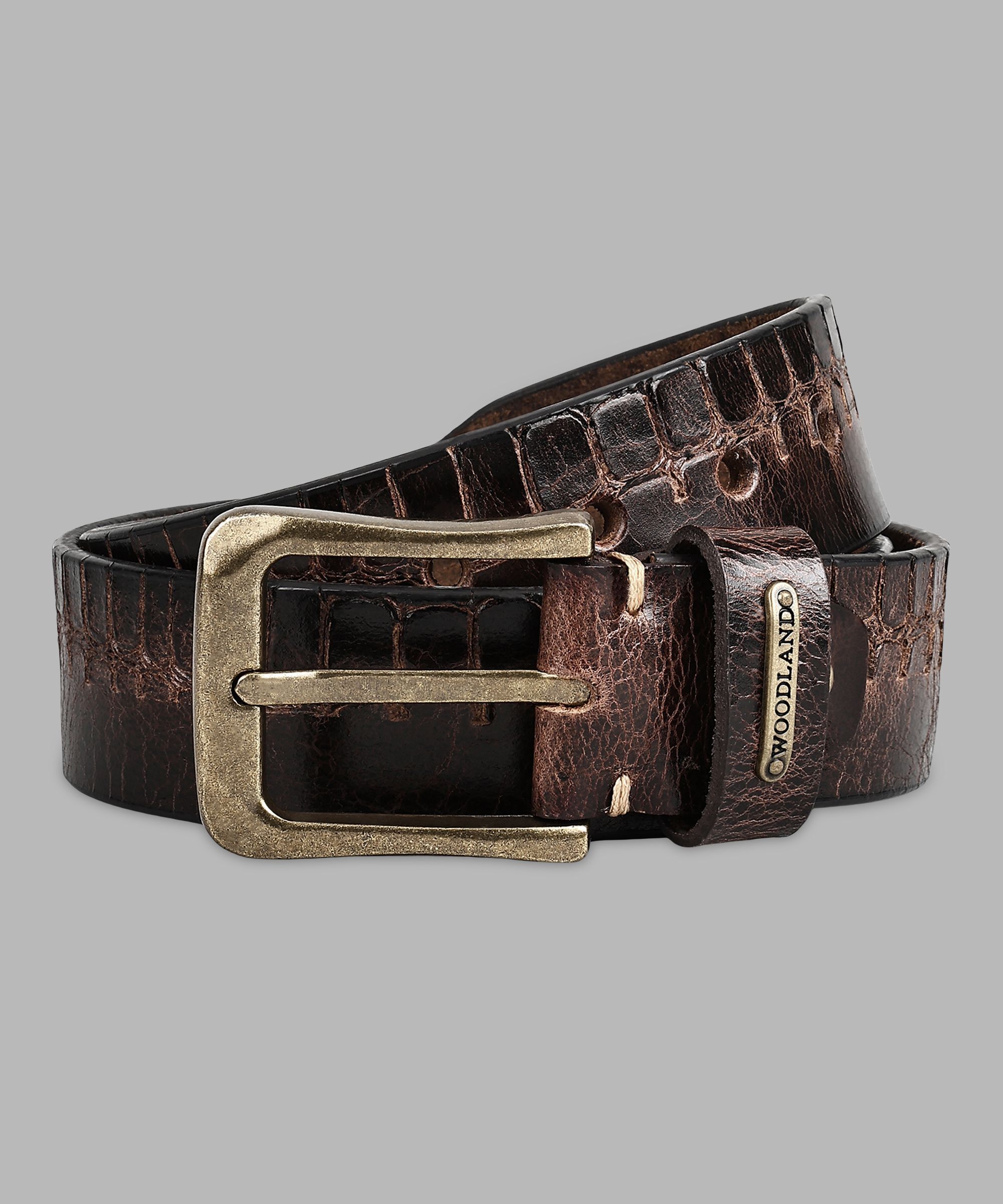 Men Casual Brown Genuine Leather Belt-image-29