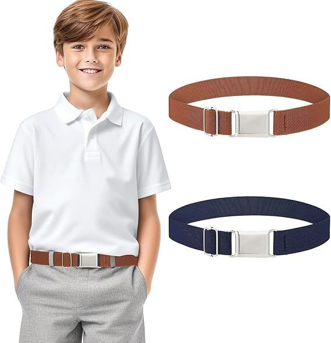 lais enterprises Boys & Girls Casual Black, Brown Fabric Belt-picture-4