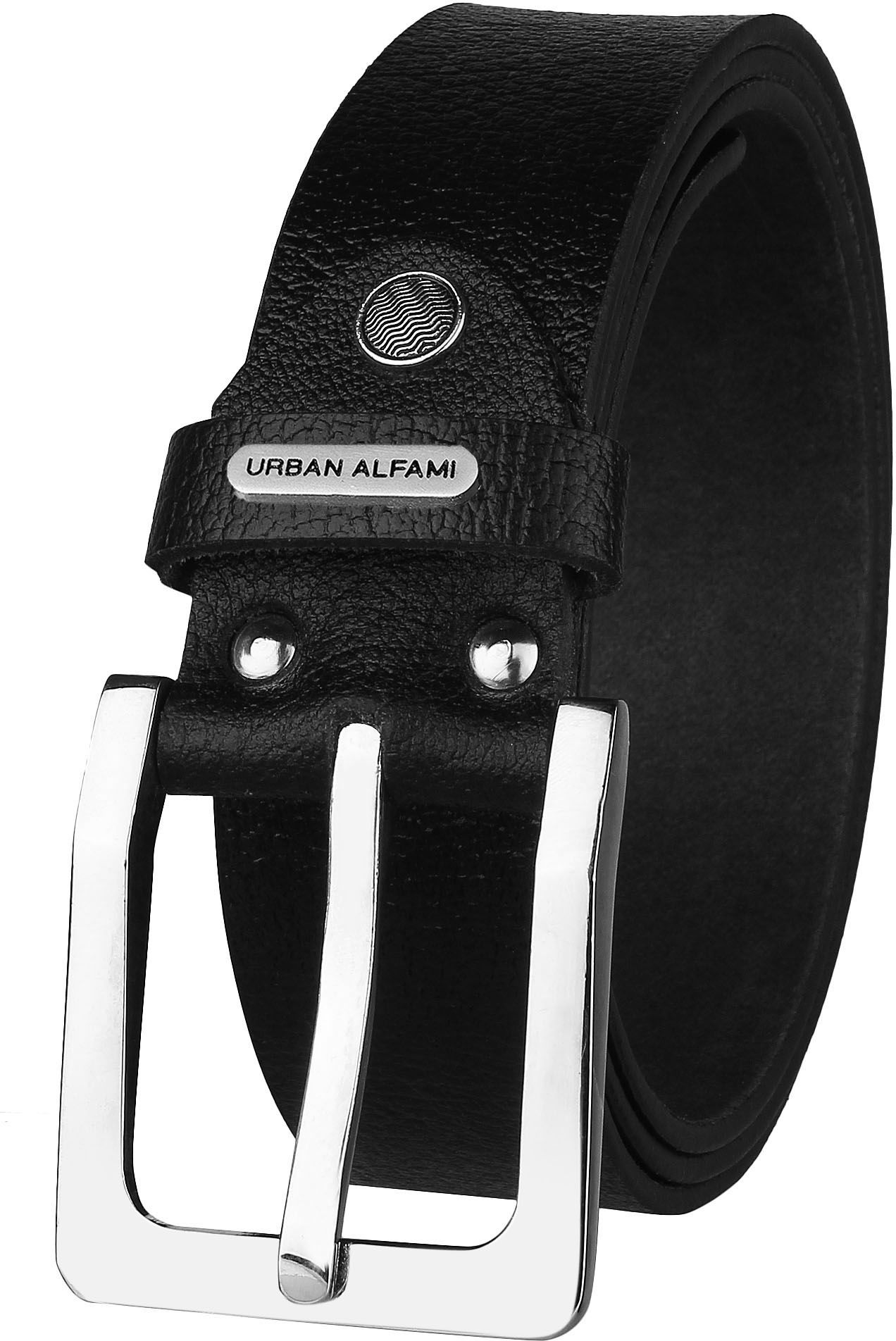 Men Evening, Party, Formal, Casual Black Genuine Leather Belt-image-33