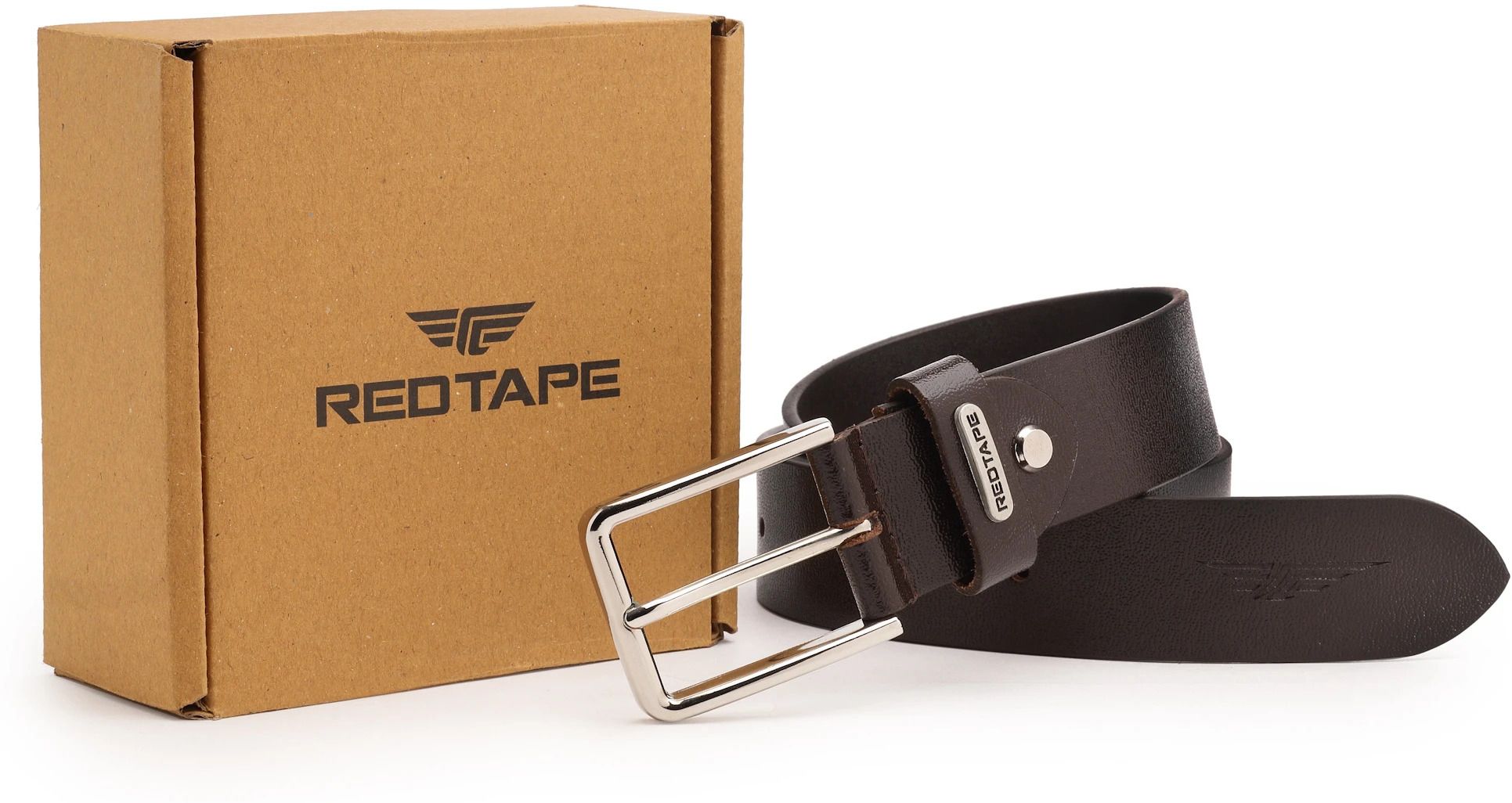red tape Men Formal Brown Genuine Leather Belt-picture-13