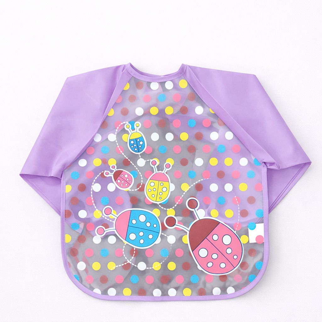 aerex Full Sleeves Baby Bib Waterproof Feeding Apron for Toddlers-picture-19