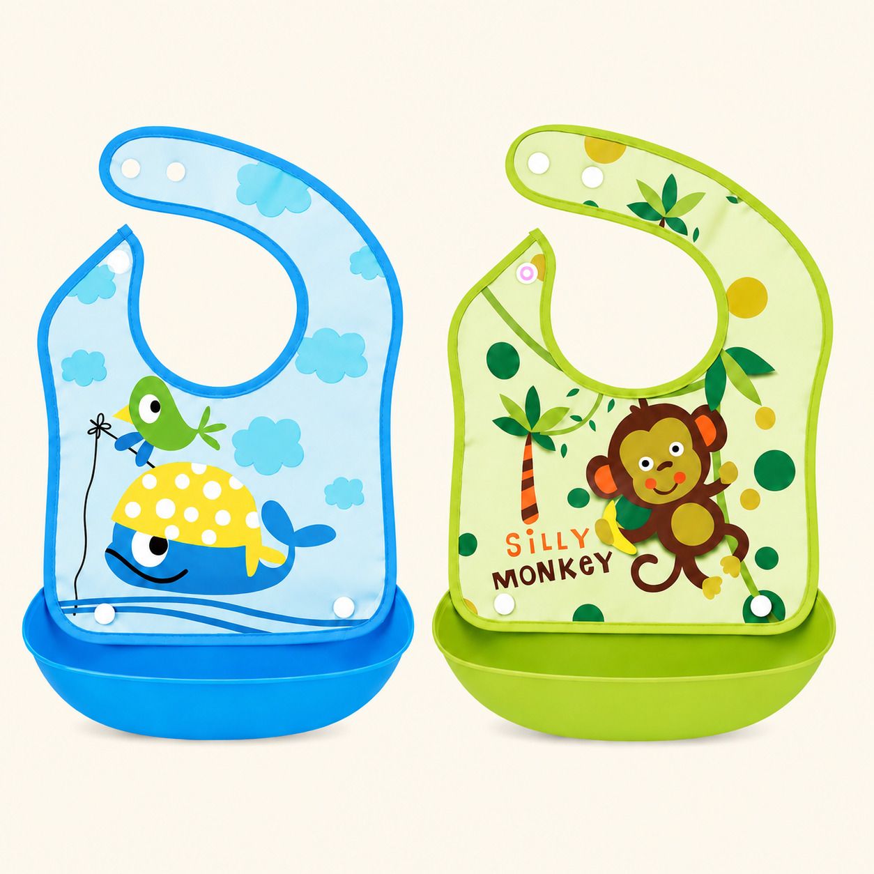 saforiaa Soft Waterproof Feeding Bibs-picture-21