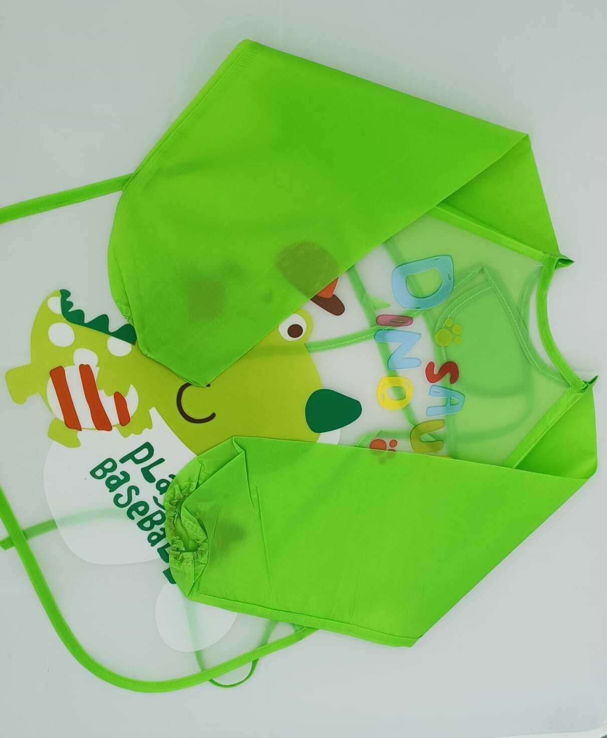 flengo; made for you Full Sleeves Apron Feeding Bib Washable Waterproof Bib for Newborns-picture-25